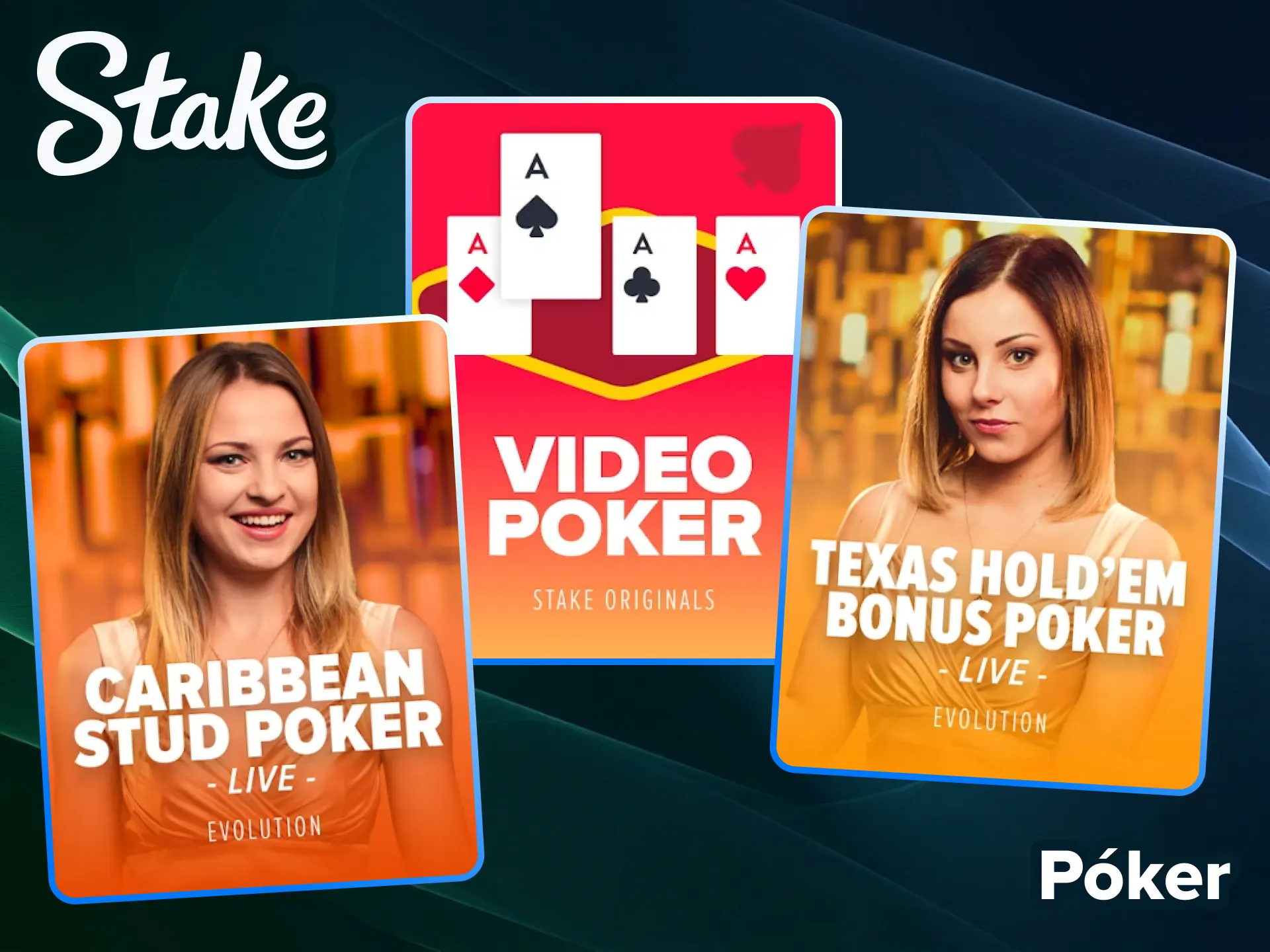 Juega al póker en Stake y demuestra tu mejor estrategia.
